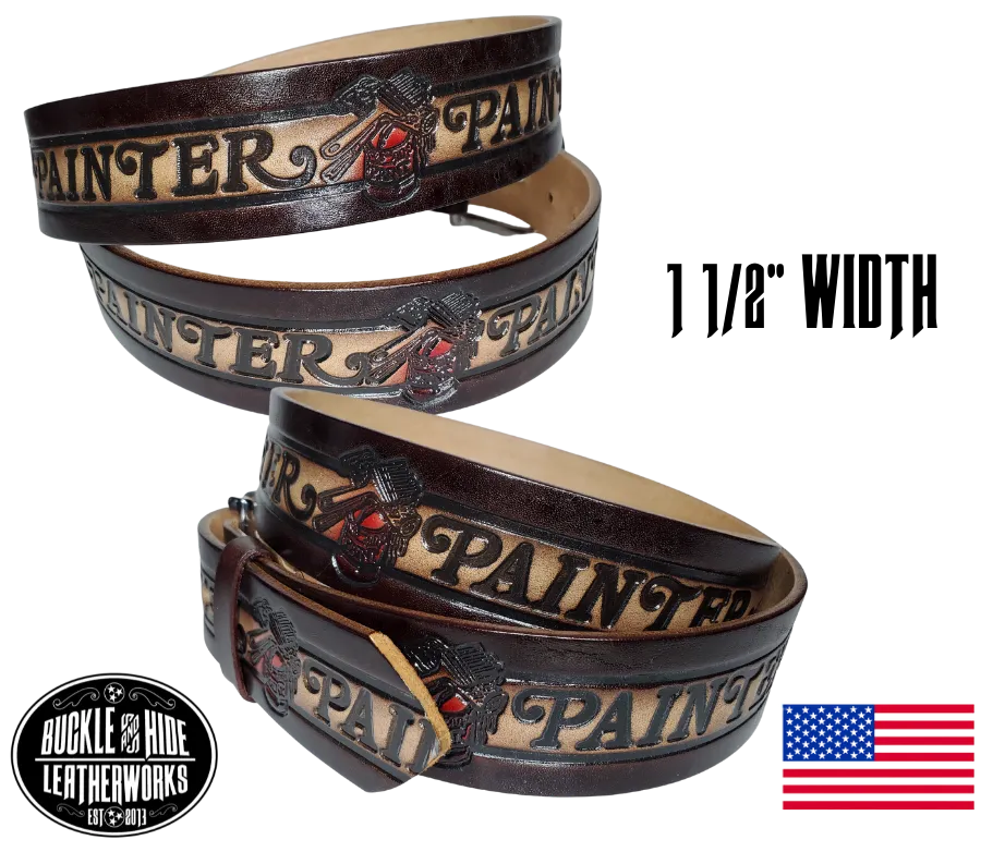 PAINTER Leather Belt