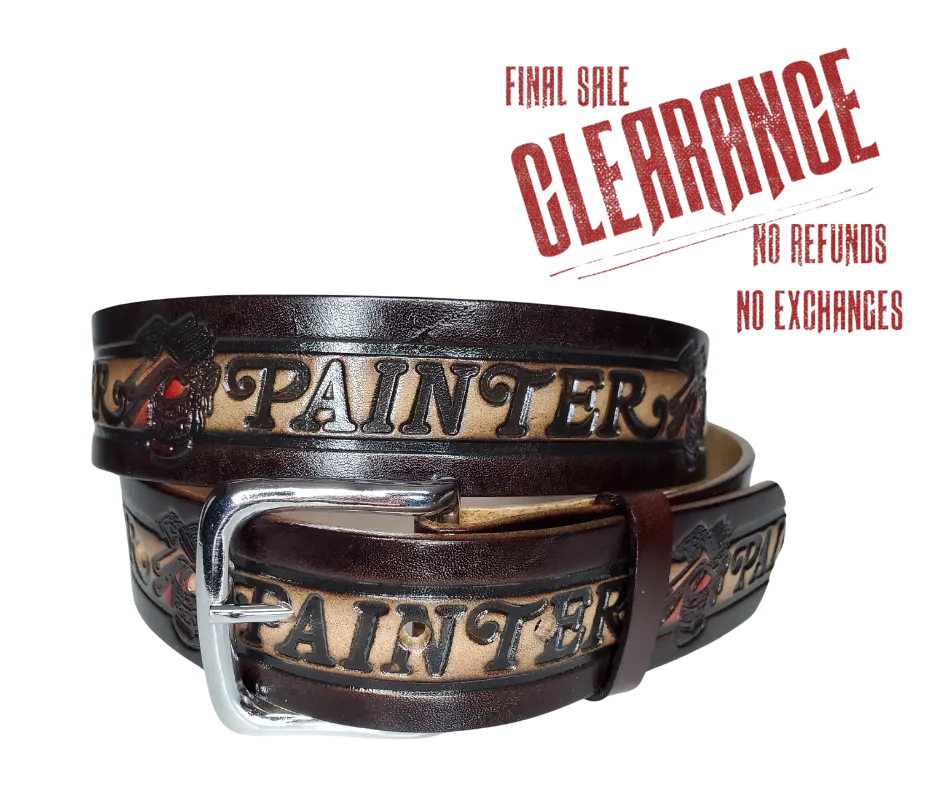 PAINTER Leather Belt