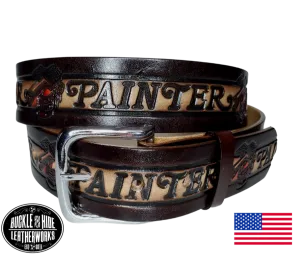PAINTER Leather Belt