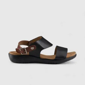 PC Comfort Wedge Sandal Black 10617