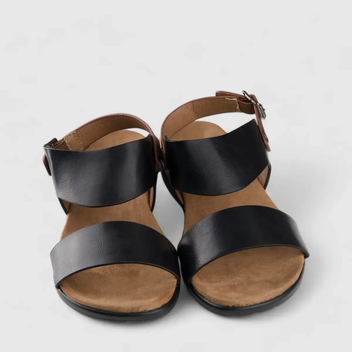 PC Comfort Wedge Sandal Black 10617