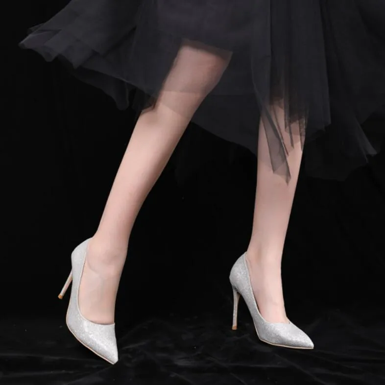Petite Small Glitter High Heels GS171