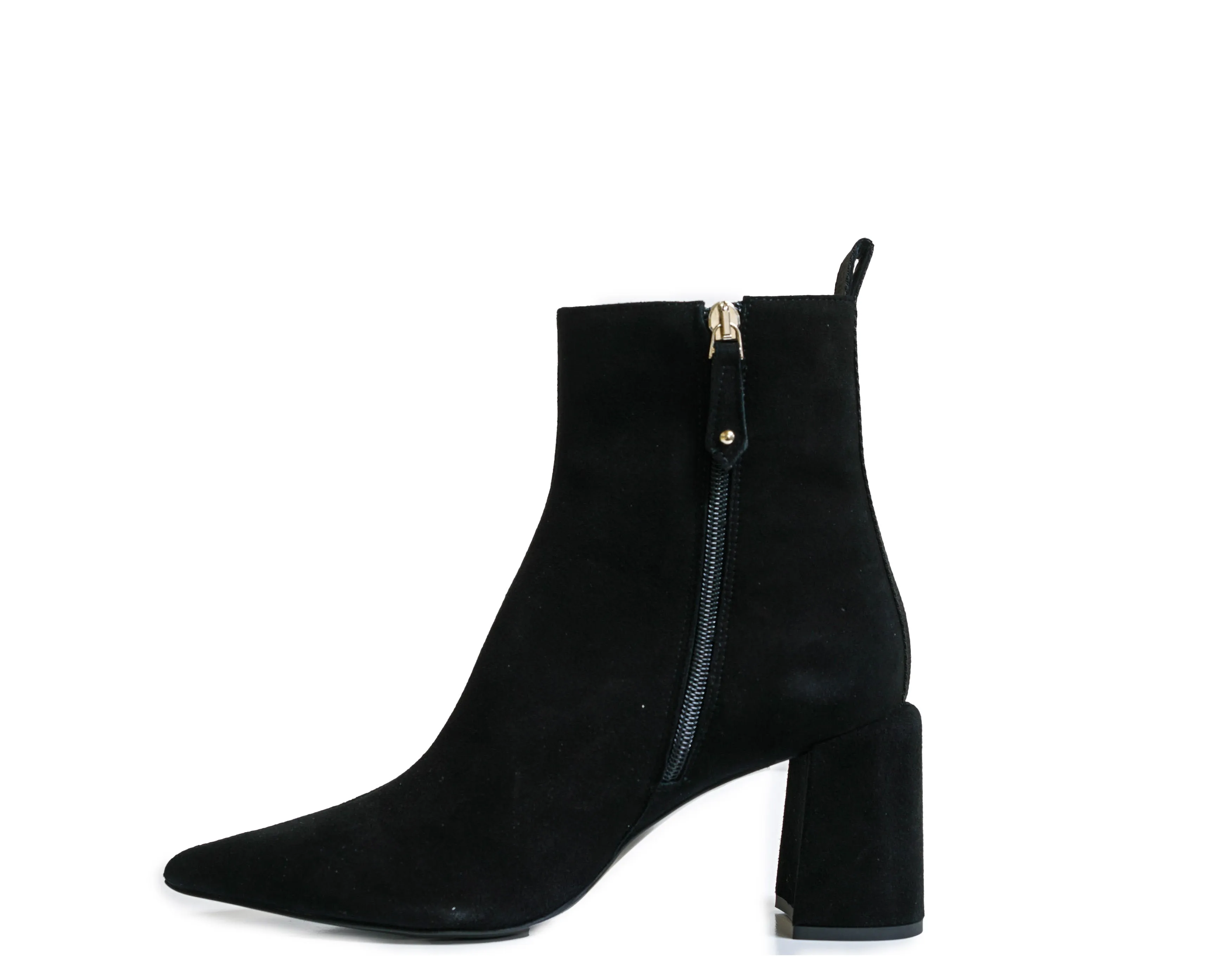 Philipp Plein Women's Black Suede Ankle Boot 70 JH030
