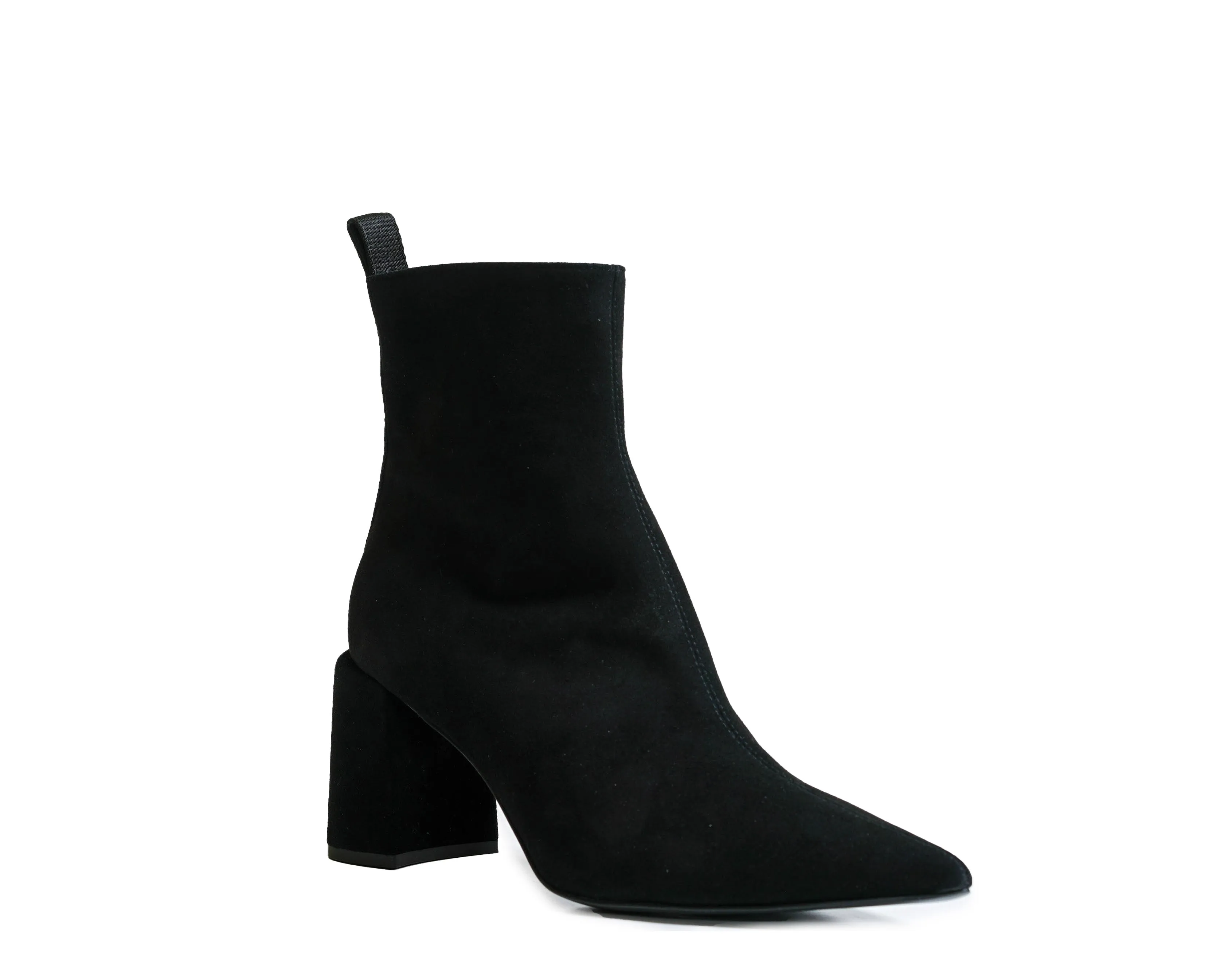 Philipp Plein Women's Black Suede Ankle Boot 70 JH030