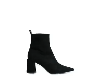 Philipp Plein Women's Black Suede Ankle Boot 70 JH030