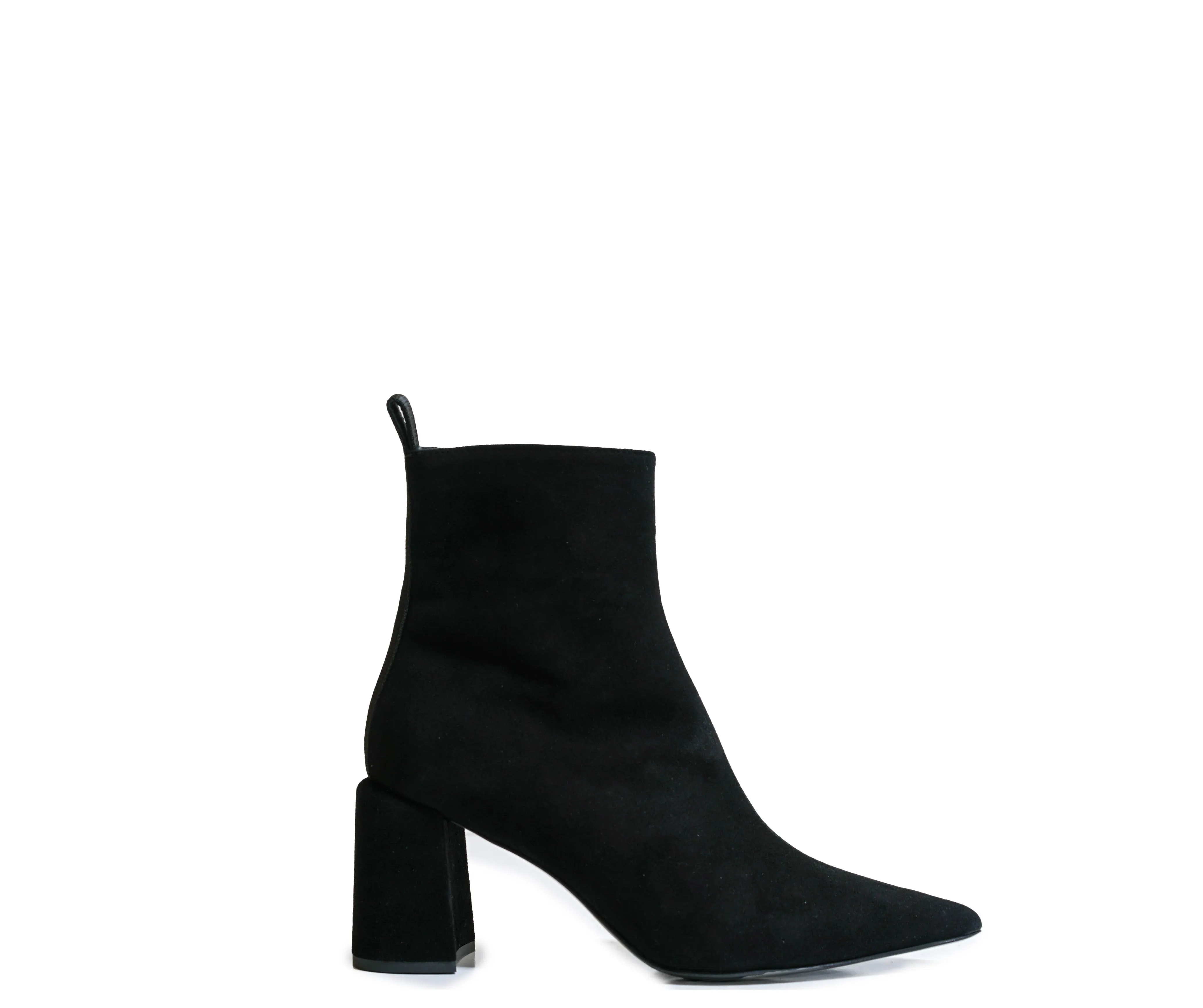 Philipp Plein Women's Black Suede Ankle Boot 70 JH030