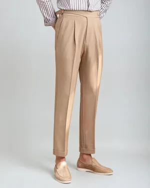 Pleated Oxford Pants