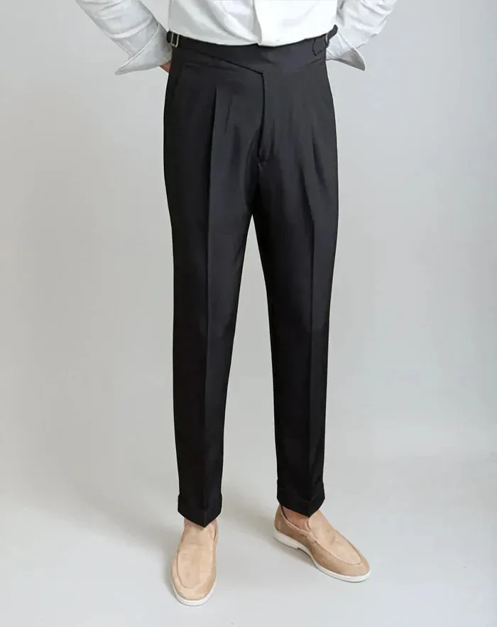 Pleated Oxford Pants
