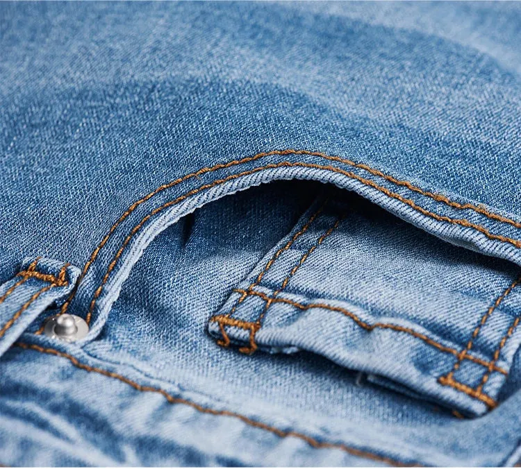 Plus Size High Waist Mom Jeans Denim Pants