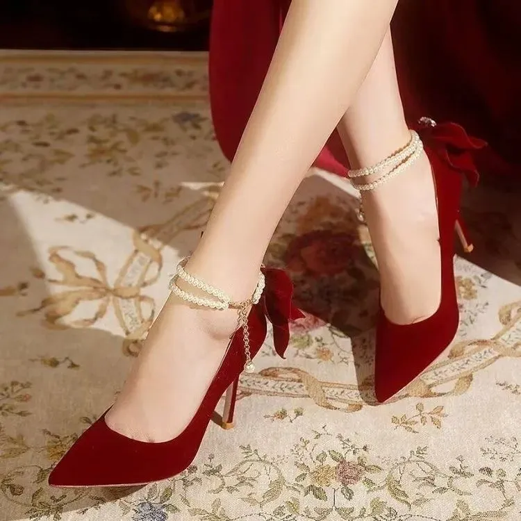 Point Toe Stiletto Pumps