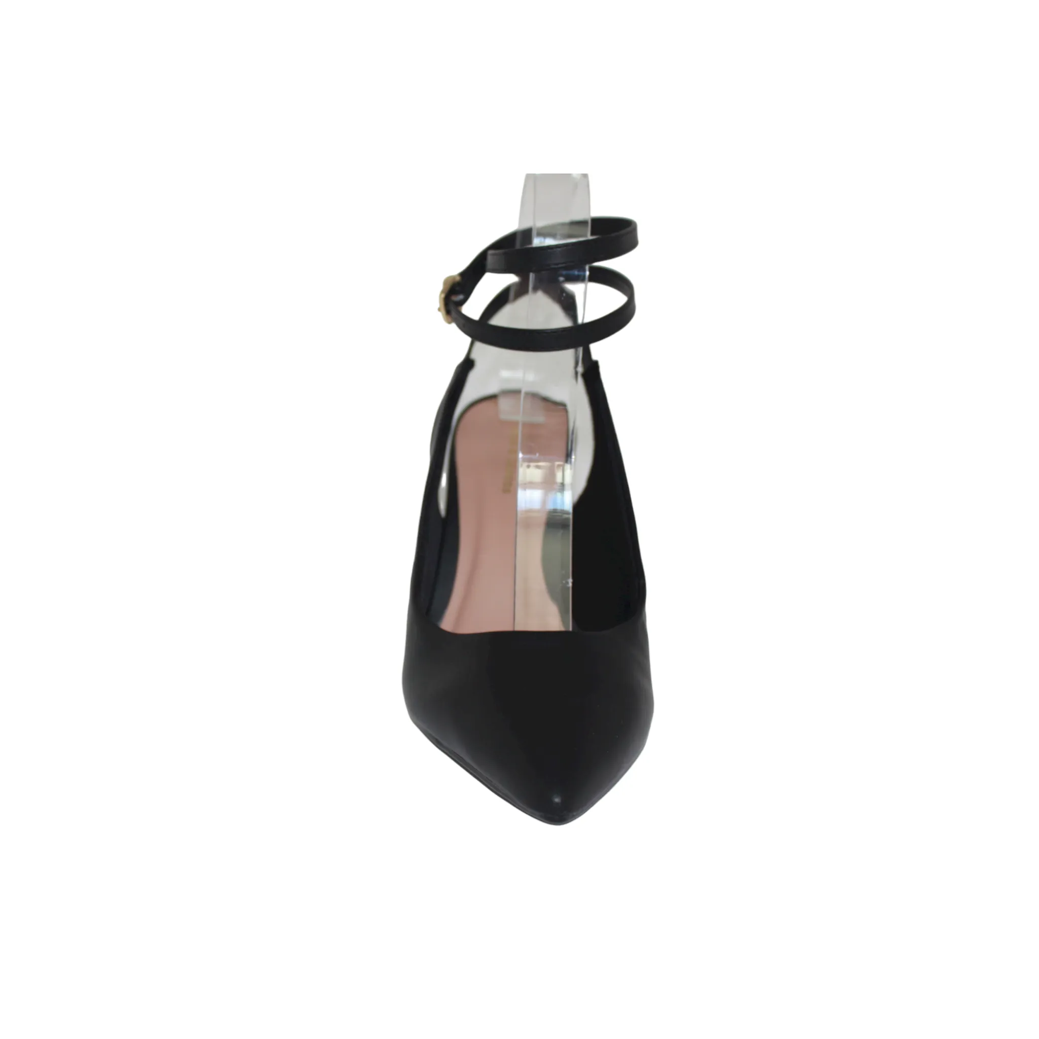 Pointed Closed Toe Ankle Tie Up Heels