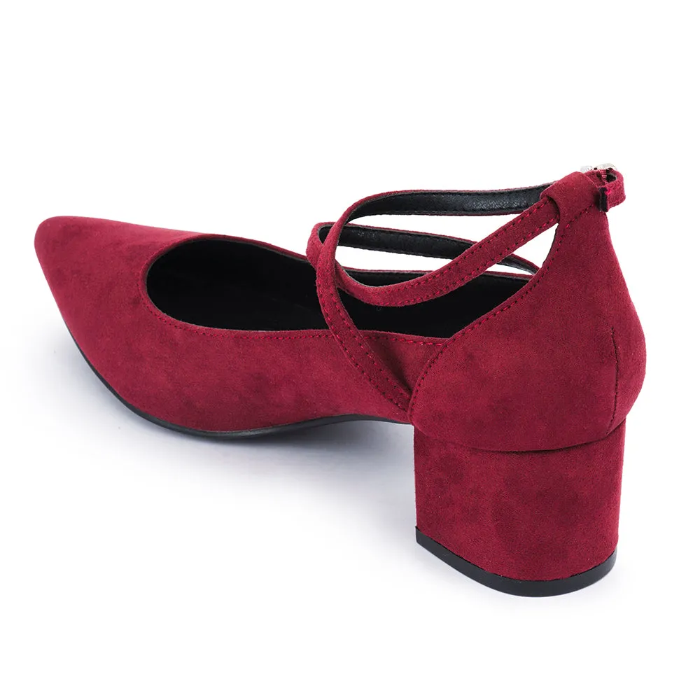 Pointed toe wrap around