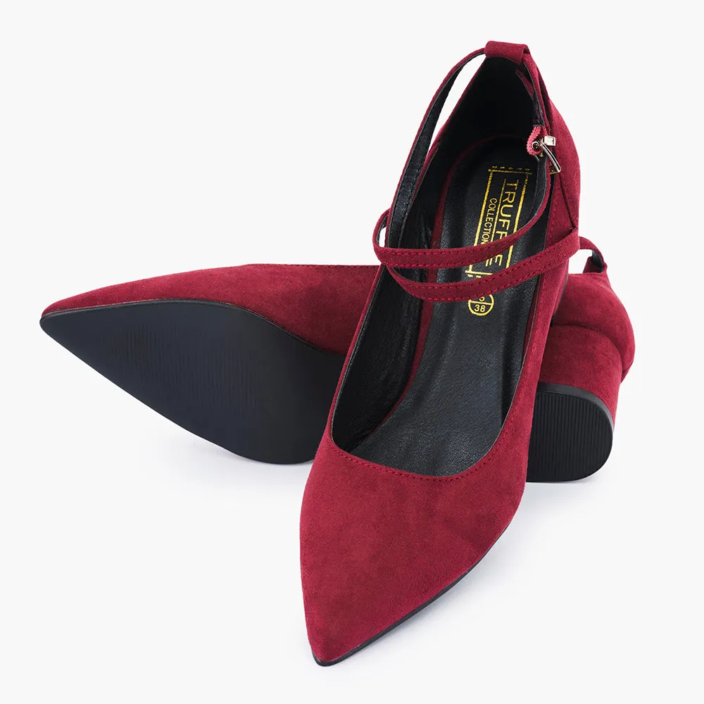 Pointed toe wrap around