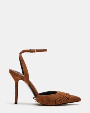 QUALLEY CHESTNUT SUEDE