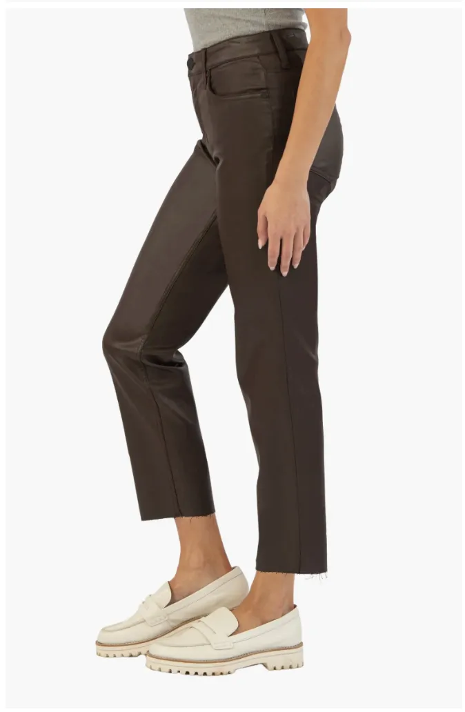Rachael Fab Ab Coated Women's High Waist Mom Jeans