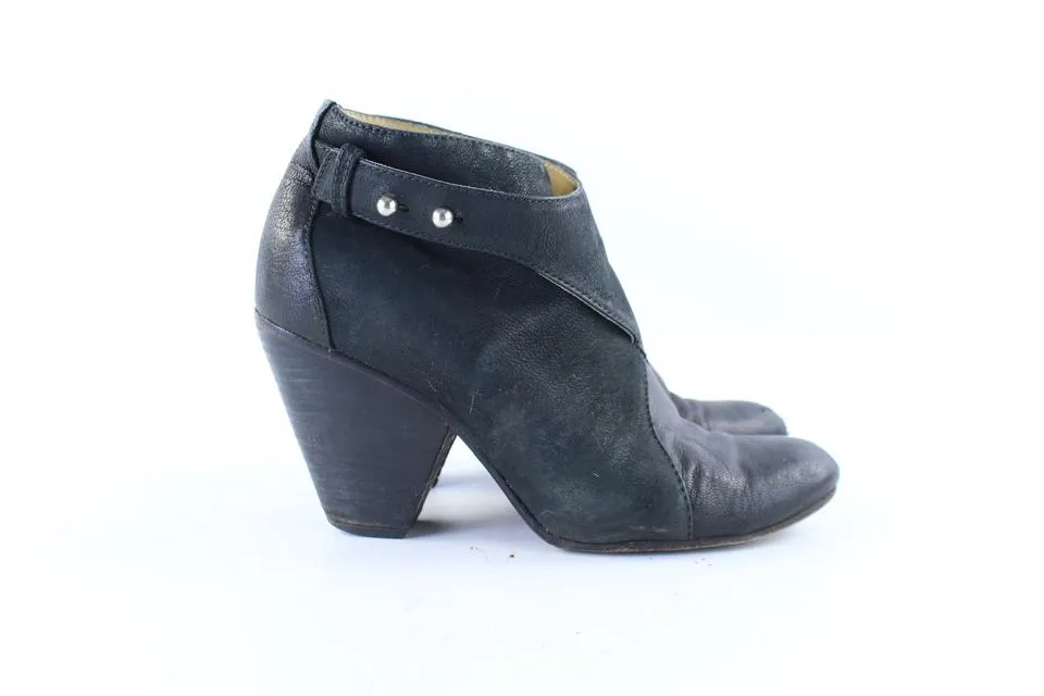 Rag & Bone Ankle Bootie Black Suede 3MR0202
