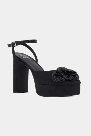 Raya Flower Platform Heels