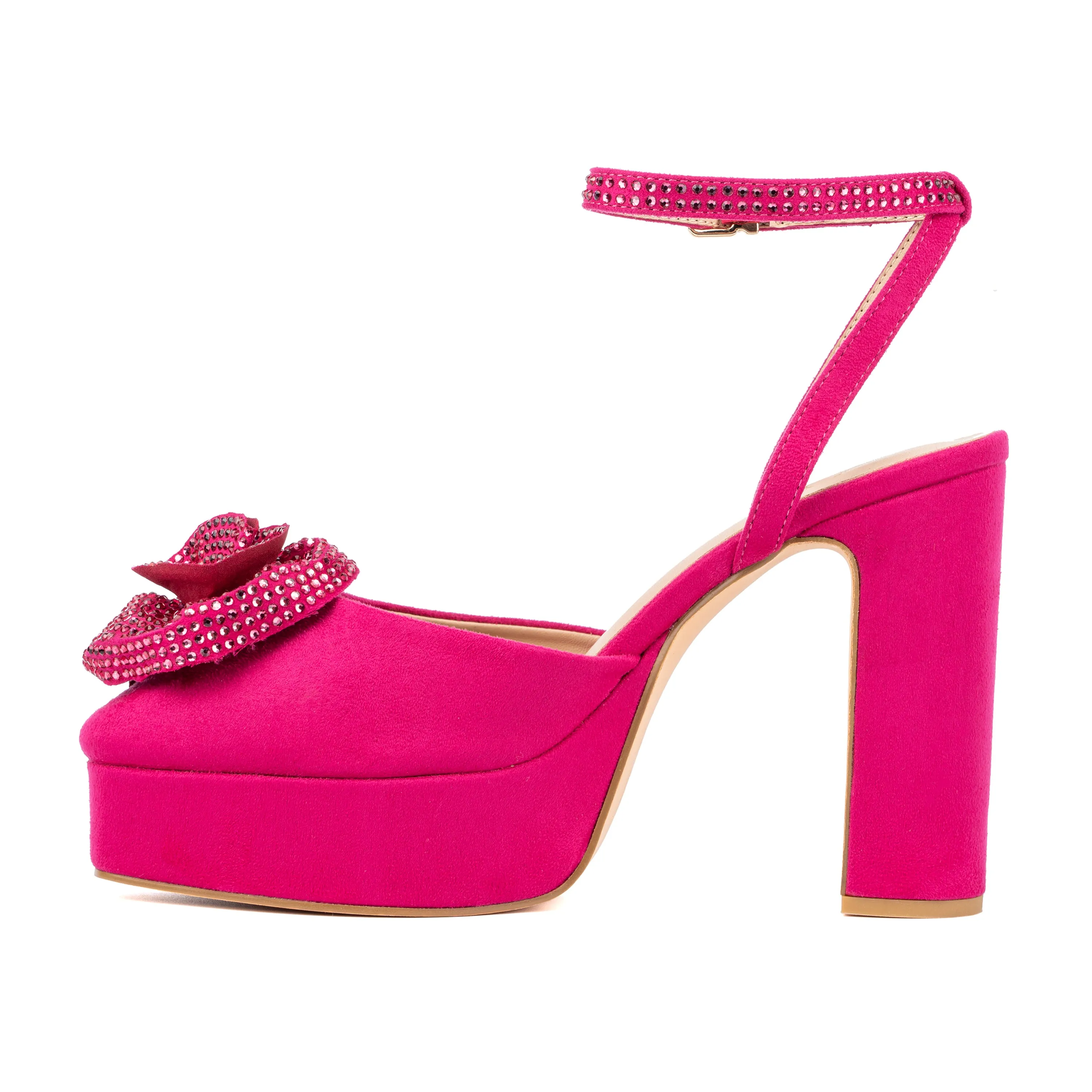 Raya Flower Platform Heels
