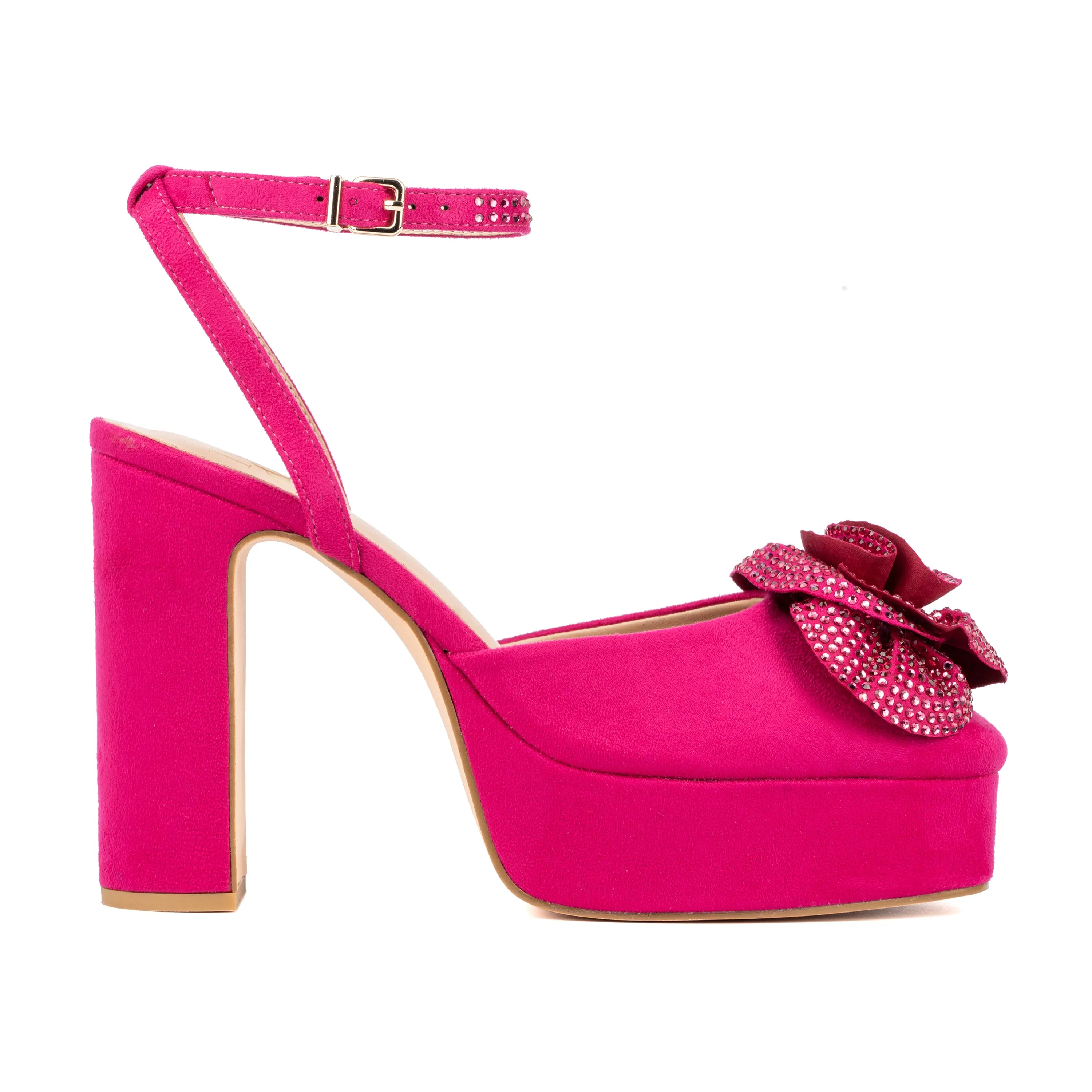 Raya Flower Platform Heels