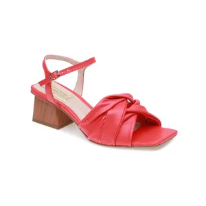 Red Leather Cross Overs