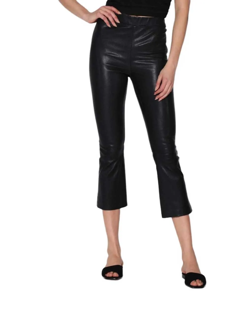 Refined Glow Stretch Leather Pant