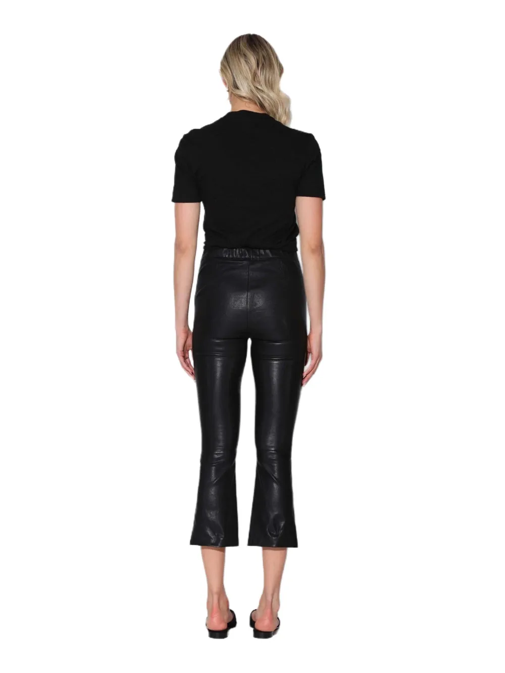 Refined Glow Stretch Leather Pant