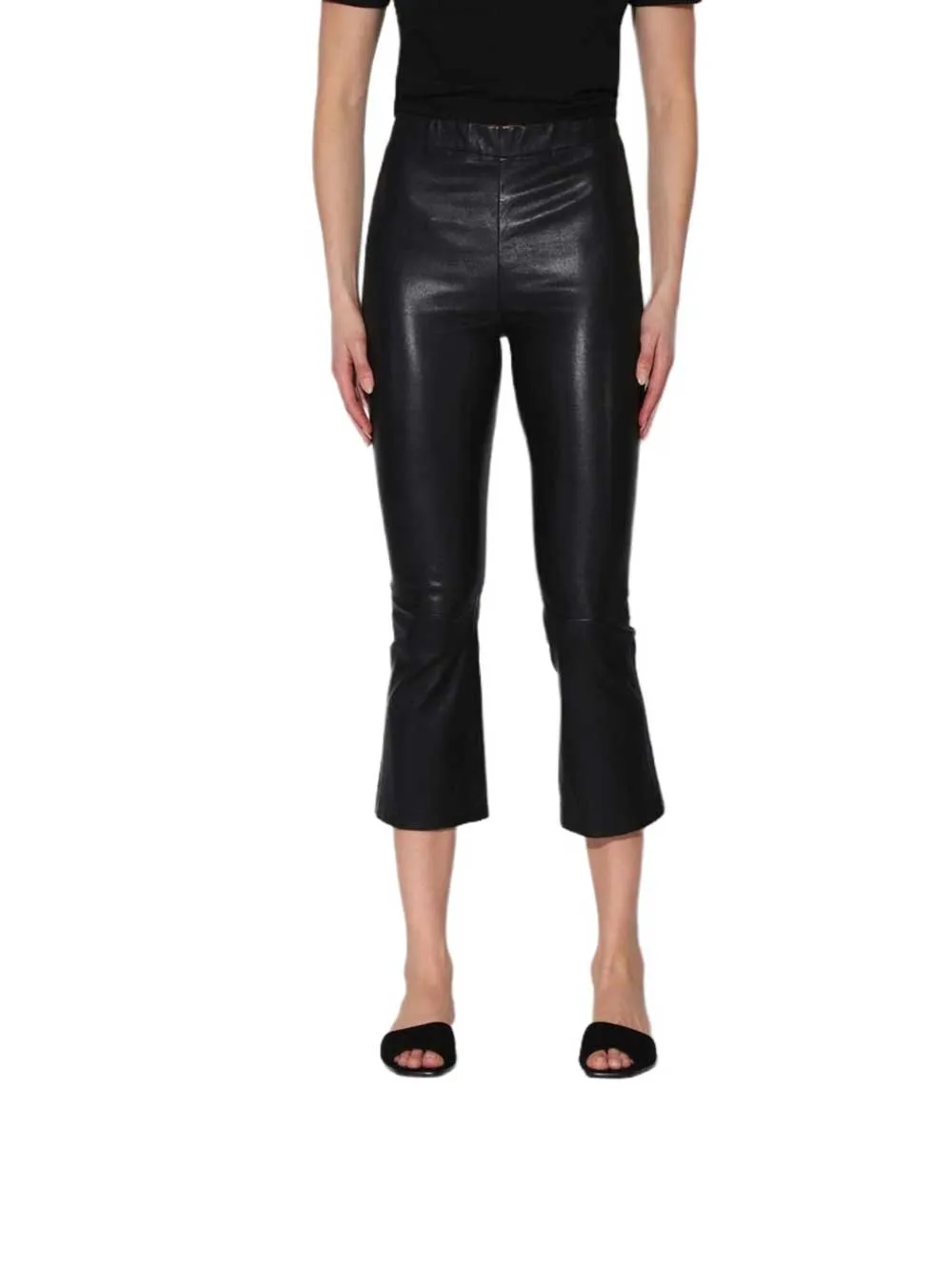 Refined Glow Stretch Leather Pant