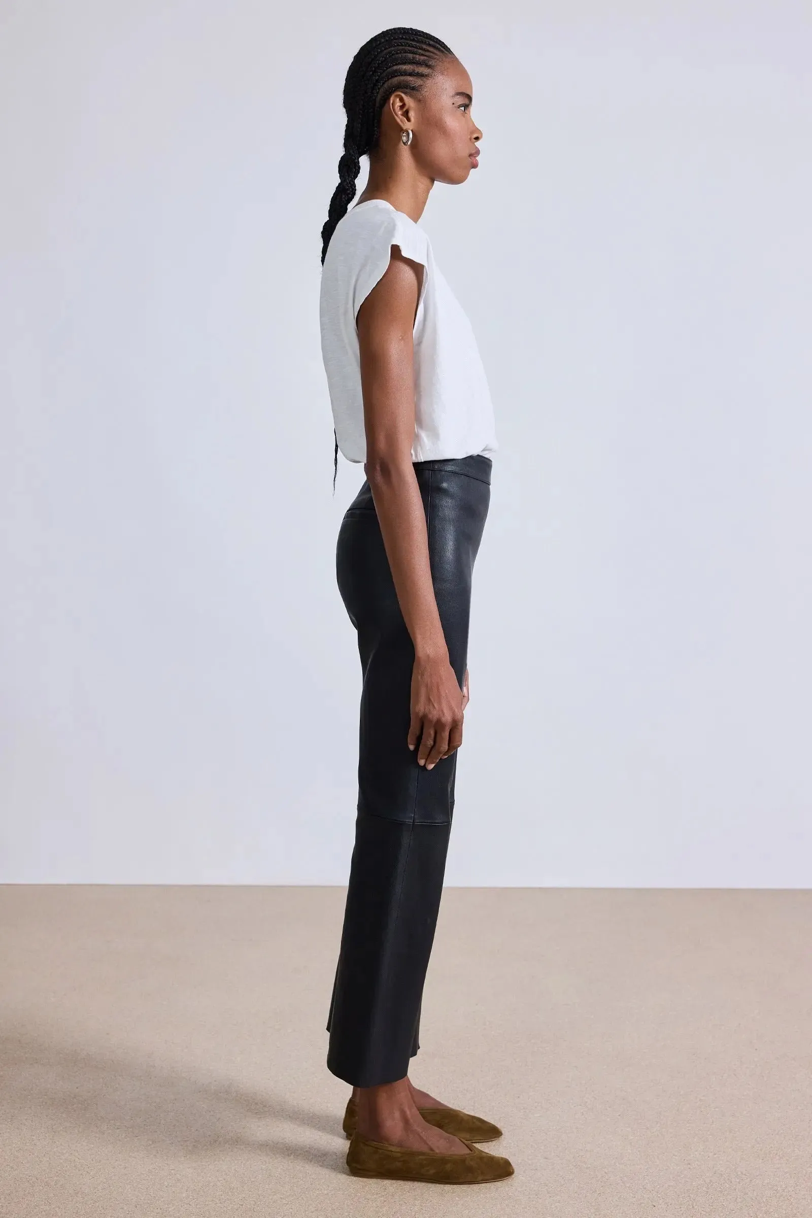 Rene Flare Leather Pants