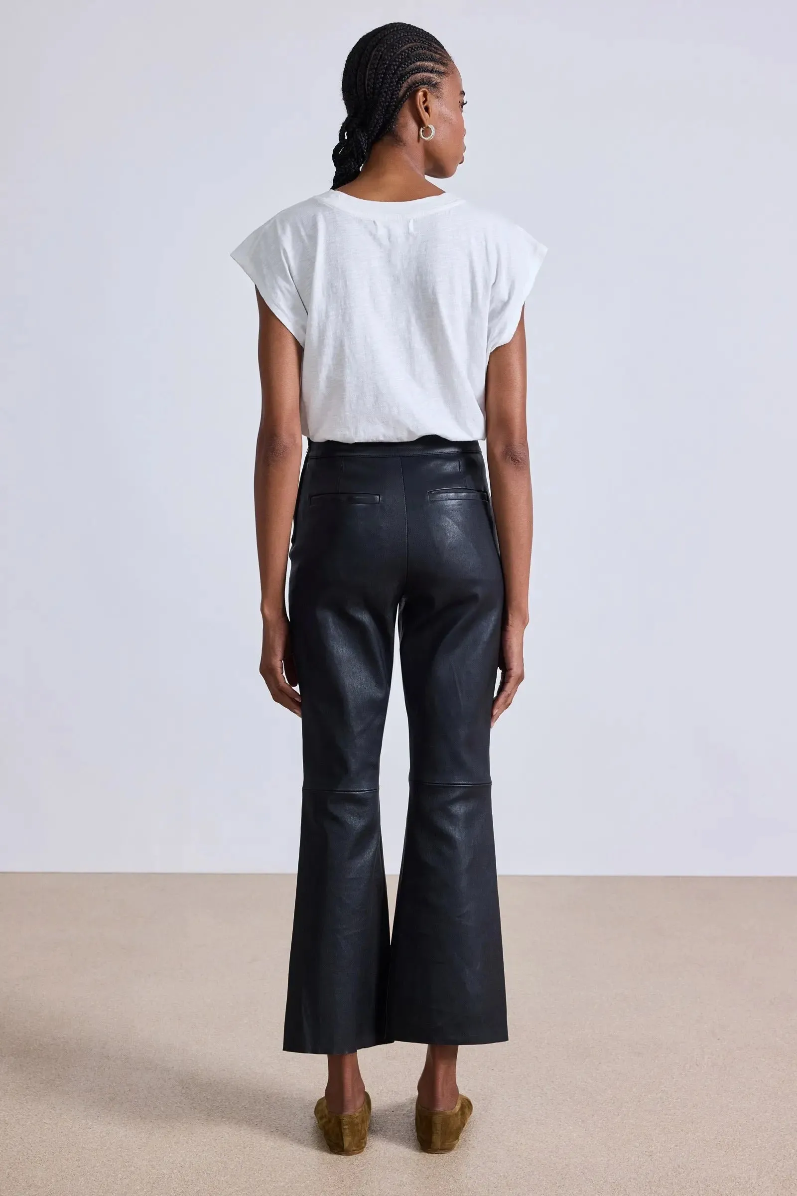 Rene Flare Leather Pants