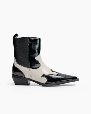 Retro Genuine Leather Belt Buckle Ankle Boots