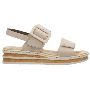 Rieker 62950-62 (Megan) Nude Sandals