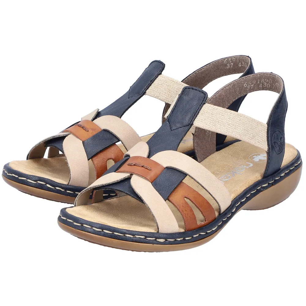Rieker 65918-90 (Rocky) Pazific Sandals