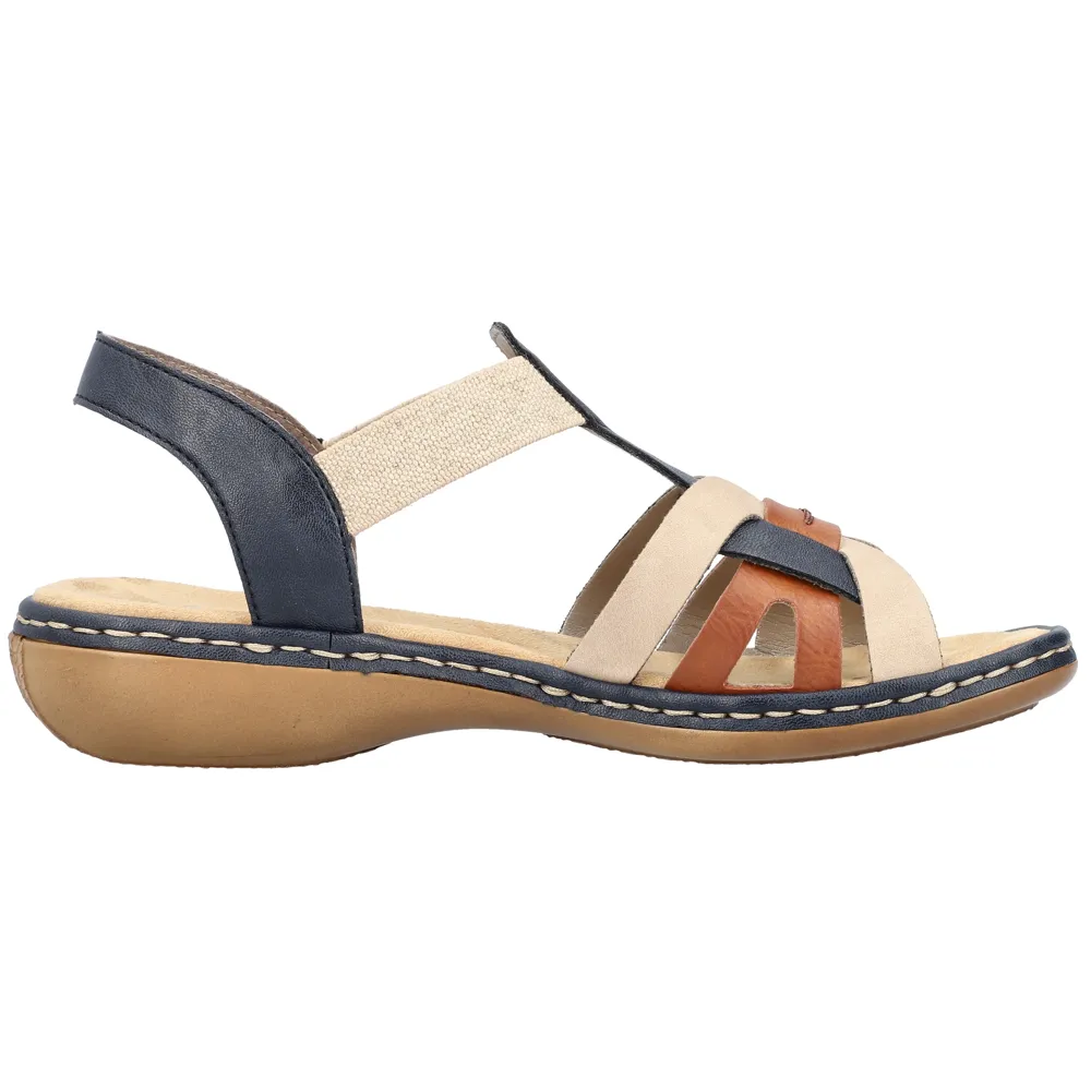 Rieker 65918-90 (Rocky) Pazific Sandals