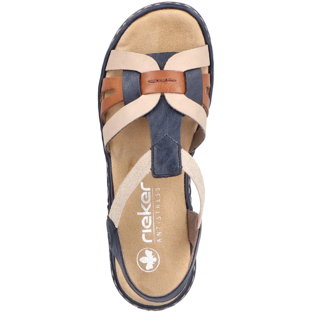 Rieker 65918-90 (Rocky) Pazific Sandals