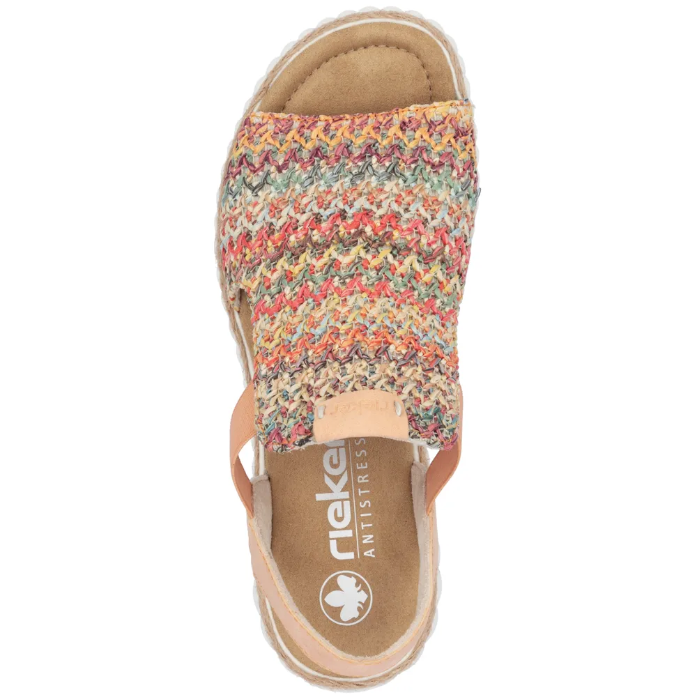 Rieker 69172-92 (Southport) Multi Aprikot Sandals