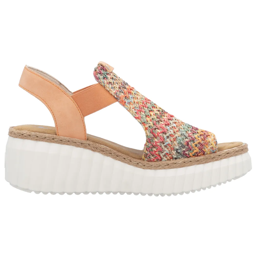Rieker 69172-92 (Southport) Multi Aprikot Sandals