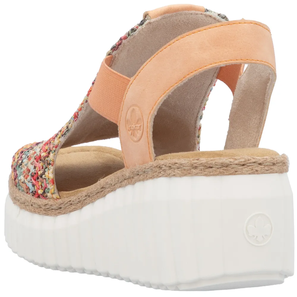 Rieker 69172-92 (Southport) Multi Aprikot Sandals