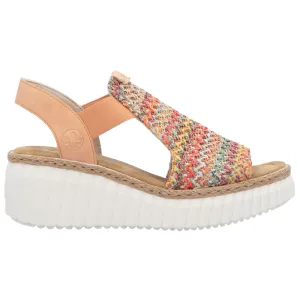 Rieker 69172-92 (Southport) Multi Aprikot Sandals