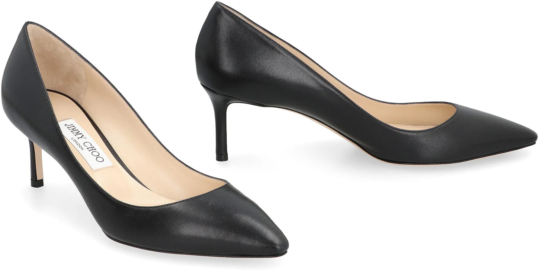 Romy 60 leather pumps