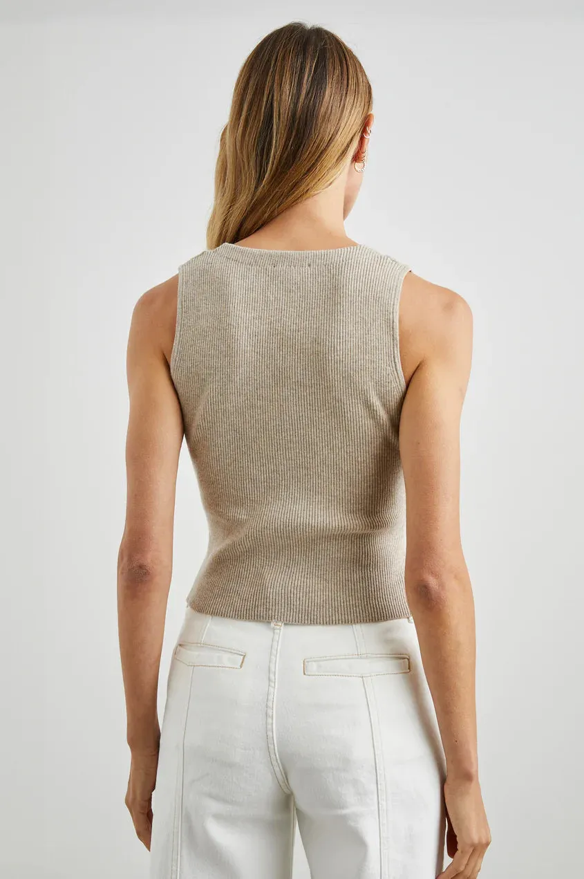 Rosa vest - Oatmeal