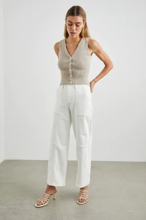 Rosa vest - Oatmeal