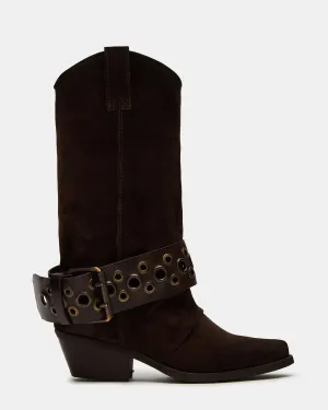 ROXBURY BROWN SUEDE