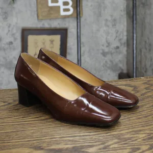 Sacha Too Womens Vintage Block Heels 1673edcfa1f5d1 Brown 6B