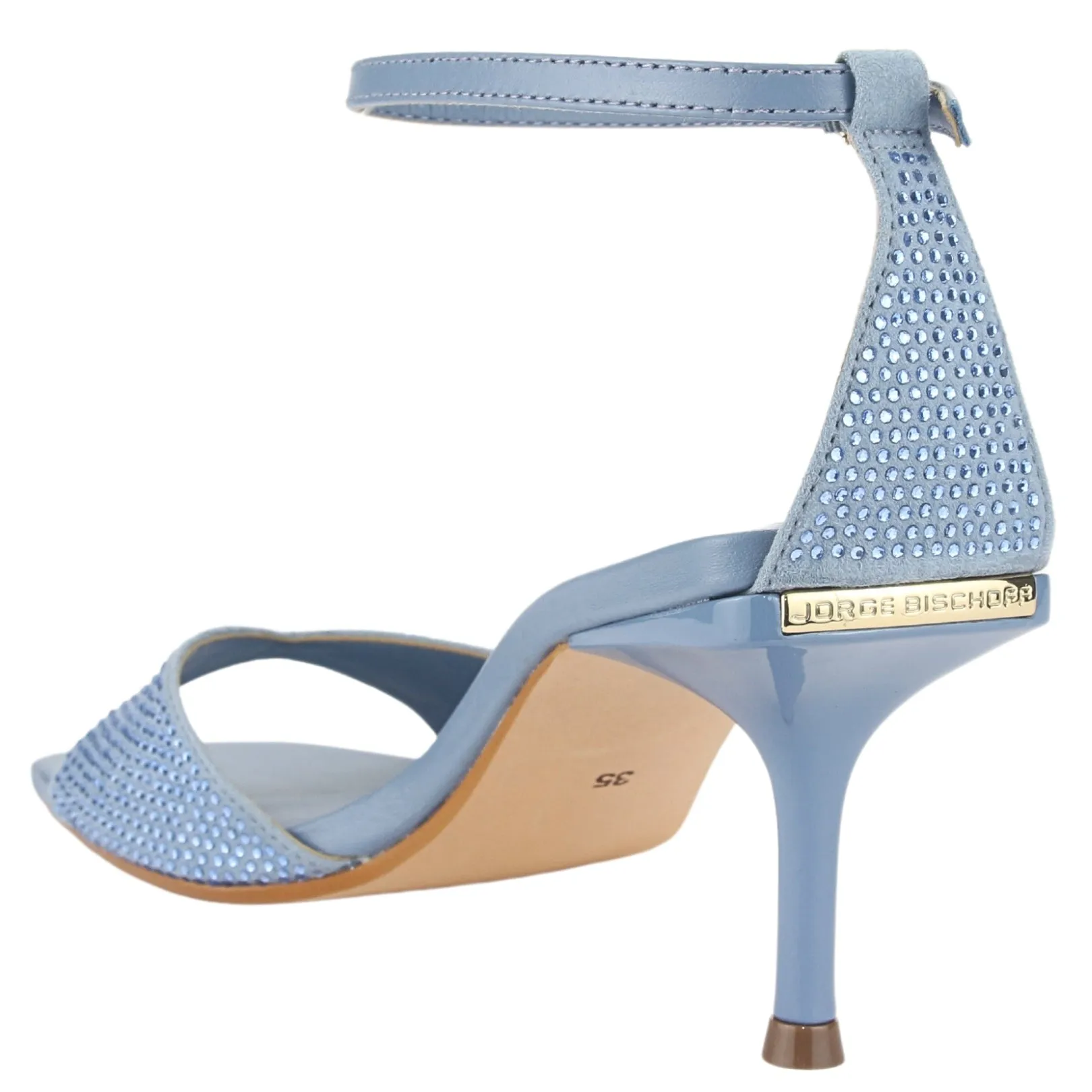 Sandalia Jorgebischoff Mujer J10543039 Azul Casual