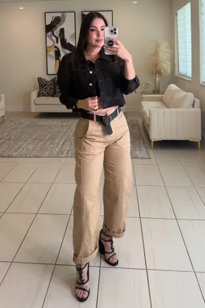 Savanna Khaki Barrel Pants