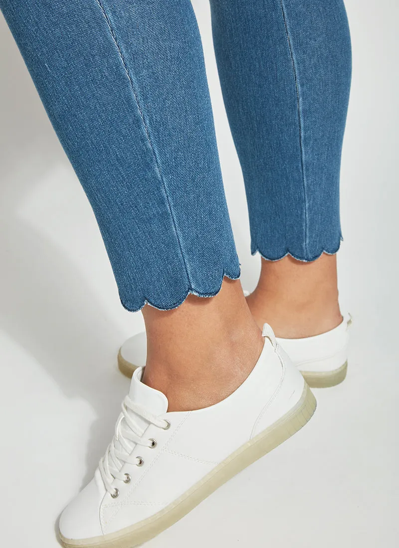 Scallop Edge Ankle (Plus Size, 25.5" Inseam)