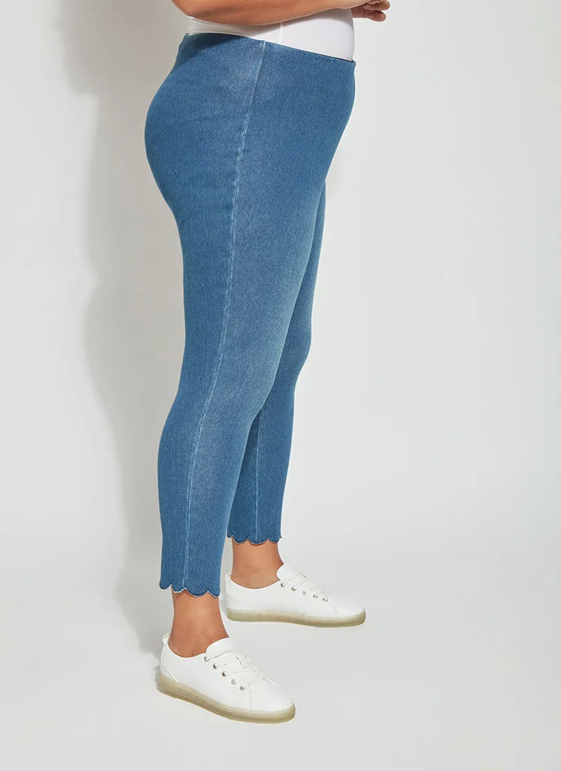 Scallop Edge Ankle (Plus Size, 25.5" Inseam)