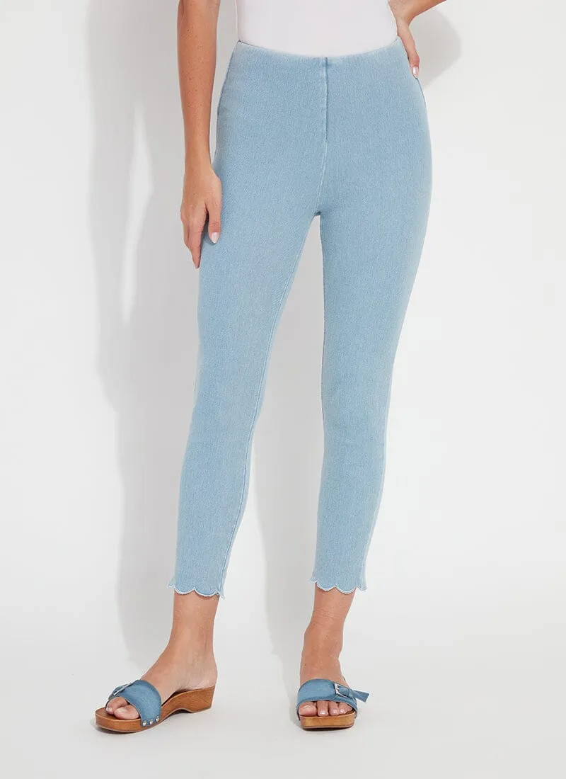 Scallop Hem Denim (25.5" Inseam)