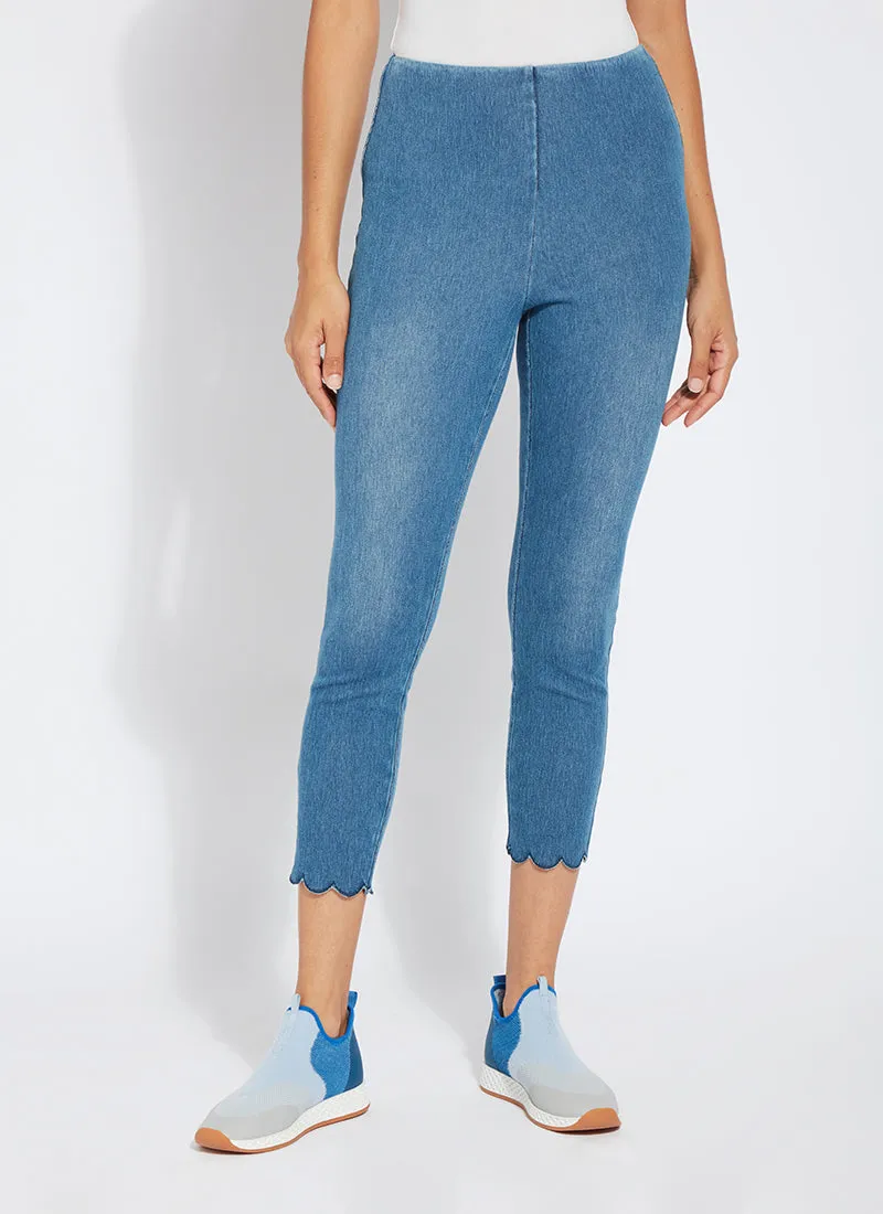 Scallop Hem Denim (25.5" Inseam)