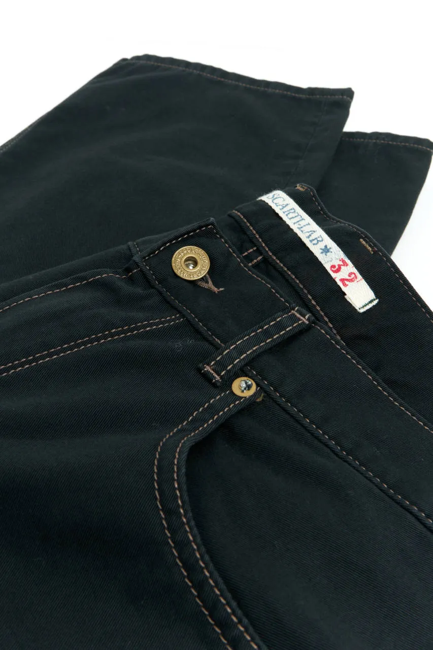 Scarti Lab 5-Pocket 06RS-SG506 Black Stone Washed